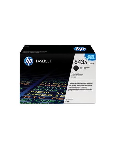 Cartucho de toner ORIGINAL Q5950A - nº643ABK