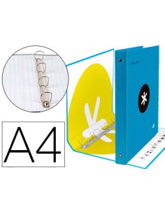 CI | Carpeta 4 anillas 40 mm mixtas liderpapel antartik...