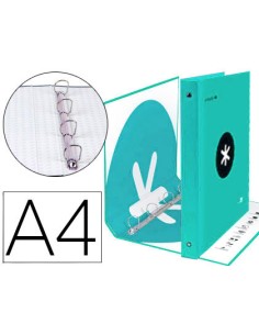 CI | Carpeta 4 anillas 40 mm mixtas liderpapel antartik...