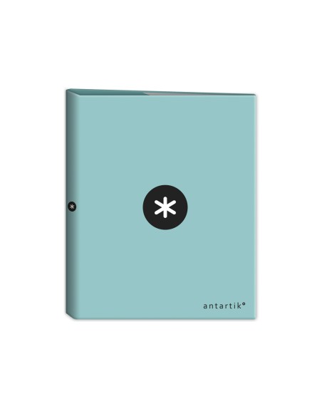 CI | Carpeta 4 anillas 40 mm mixtas liderpapel antartik a4 forrada color menta