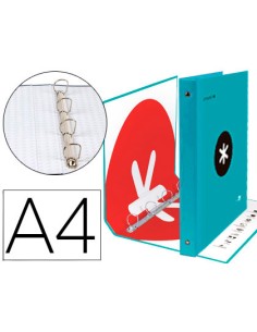 CI | Carpeta 4 anillas 40 mm mixtas liderpapel antartik...