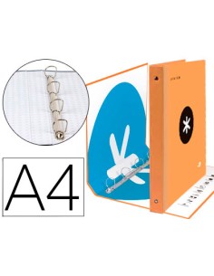 CI | Carpeta 4 anillas 40 mm mixtas liderpapel antartik...