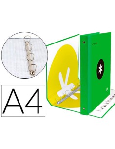 CI | Carpeta 4 anillas 40 mm mixtas liderpapel antartik...