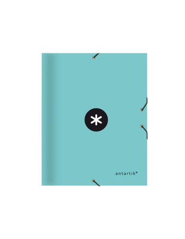 CI | Carpeta liderpapel antartik clasificadora a4 12 departamentos goma carton forrado color menta