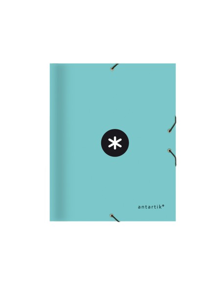 CI | Carpeta liderpapel antartik clasificadora a4 12 departamentos goma carton forrado color menta