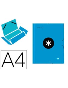 CI | Carpeta liderpapel antartik gomas a4 3 solapas...