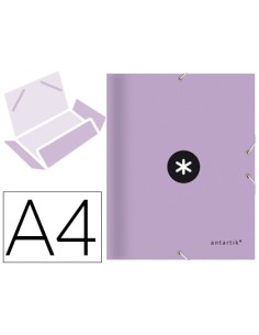CI | Carpeta liderpapel antartik gomas a4 3 solapas...