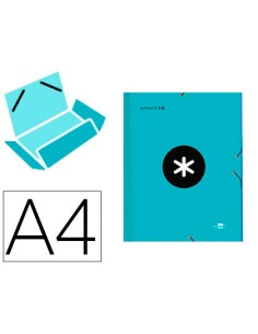 CI | Carpeta liderpapel antartik gomas a4 3 solapas...