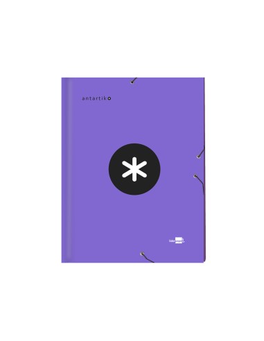 CI | Carpeta liderpapel antartik gomas a4 3...
