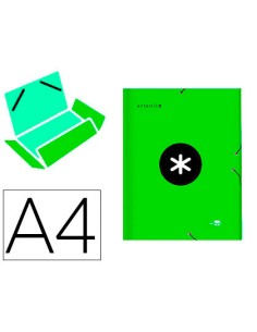 CI | Carpeta liderpapel antartik gomas a4 3 solapas...