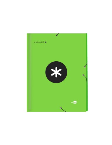 CI | Carpeta liderpapel antartik gomas a4 3...