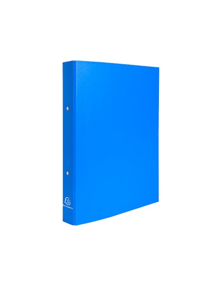 CI | Carpeta de 2 anillas 30mm redondas exacompta din a4 carton forrado azul claro