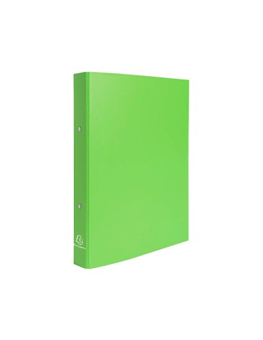 CI | Carpeta de 2 anillas 30mm redondas exacompta din a4 carton forrado verde anis