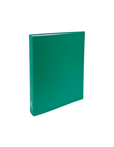 CI | Carpeta de 2 anillas 30mm redondas exacompta din a4 carton forrado verde