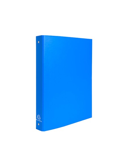 CI | Carpeta de 4 anillas 30mm redondas exacompta din a4 carton forrado azul claro