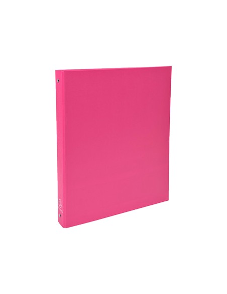 CI | Carpeta de 4 anillas 30mm redondas exacompta a4 carton forrado rosa