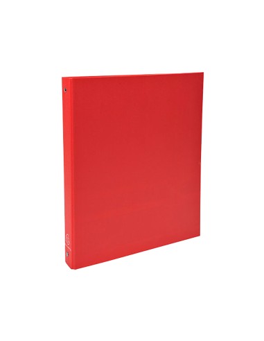 CI | Carpeta de 4 anillas 30mm redondas exacompta din a4 carton forrado rojo