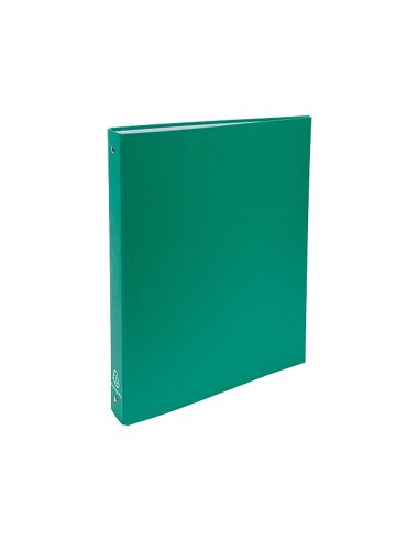 CI | Carpeta de 4 anillas 30mm redondas exacompta din a4 carton forrado verde