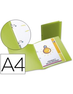 CI | Carpeta liderpapel 2 anillas redondas mini 15 mm...