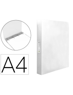 CI | Carpeta liderpapel 4 anillas 25 mm mixtas...