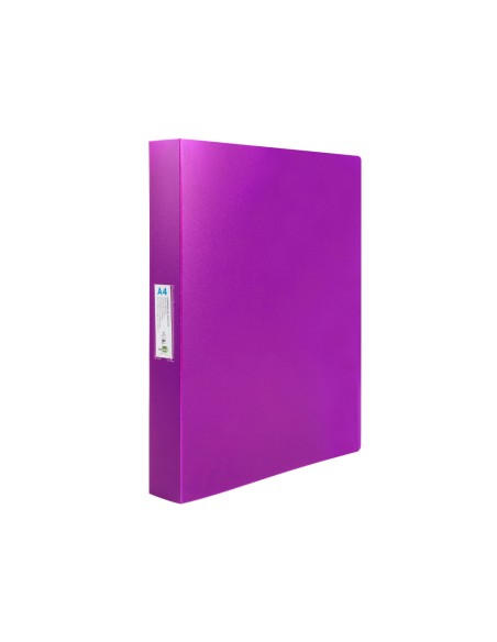 CI | Carpeta liderpapel 4 anillas 25 mm mixtas polipropileno din a4 lavanda opaco