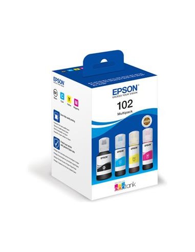 Multipack 4 botellas de tinta ECOTANK® ORIGINAL C13T03R640 - nº102