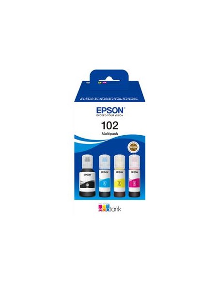 Multipack 4 botellas de tinta ECOTANK® ORIGINAL C13T03R640 - nº102
