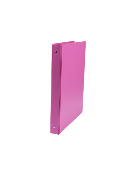 CI | Carpeta liderpapel 4 anillas 25 mm redondas plastico folio color fucsia