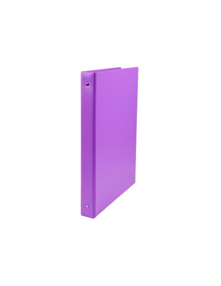 CI | Carpeta liderpapel 4 anillas 40 mm redondas plastico folio color lila