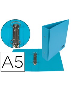 CI | Carpeta de 2 anillas 40 mm redondas liderpapel a5...