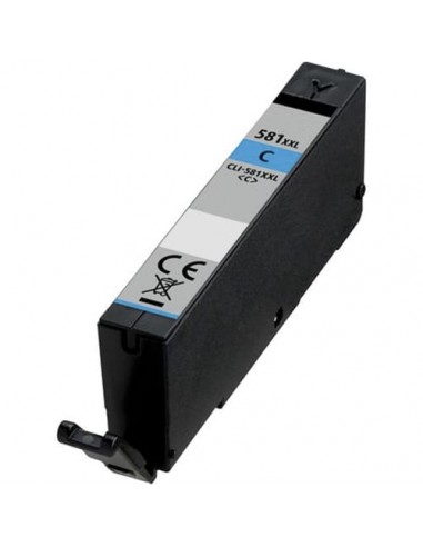 Cartucho de tinta INKTECH OFFICE Premium AES, reemplaza a CLI581XXLC - 1995C001 / CLI581XLC - 2049C001 / CLI581C - 2103C001