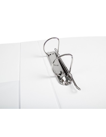 CI | Carpeta canguro 2 anillas mixtas 40mm liderpapel a4 plastico blanca