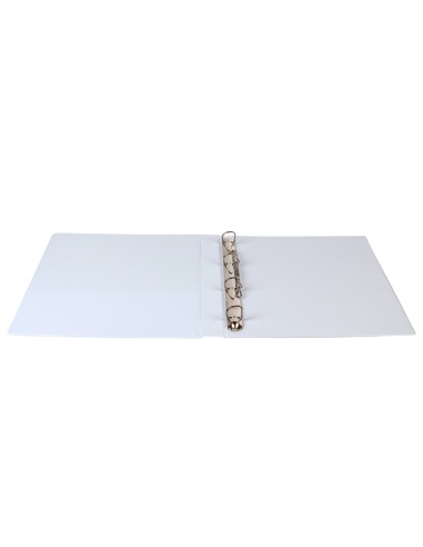 CI | Carpeta canguro 4 anillas mixtas 16mm liderpapel a4 plastico blanca