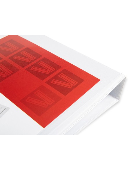CI | Carpeta canguro 4 anillas mixtas 25mm liderpapel a4 plastico blanca