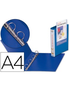 CI | Carpeta liderpapel canguro 4 anillas mixtas 25 mm...