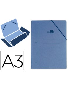 CI | Carpeta liderpapel gomas a3 3 solapas carton prespan...
