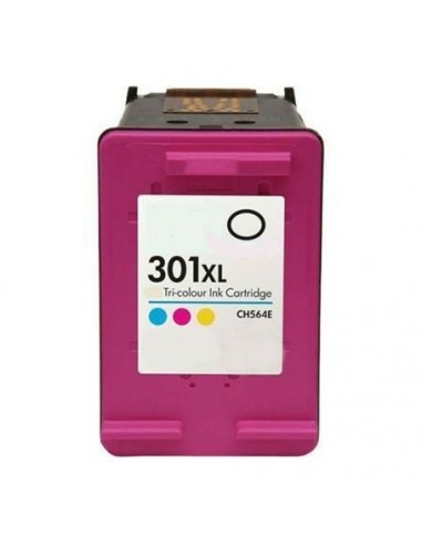 Cartucho de tinta INKTECH OFFICE Premium RES, reemplaza a CH564EE - nº301XLC / CH562EE - nº301C