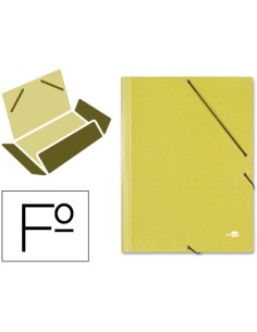 CI | Carpeta liderpapel gomas folio 3 solapas carton...