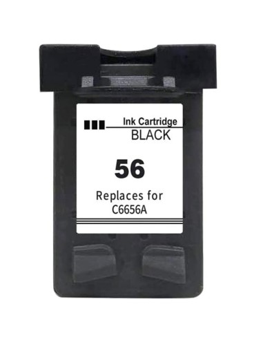 Cartucho de tinta INKTECH OFFICE Premium RPR, reemplaza a C6656AE - nº56