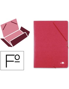 CI | Carpeta liderpapel gomas folio 3 solapas carton...