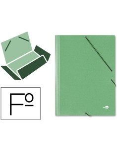 CI | Carpeta liderpapel gomas folio 3 solapas carton...