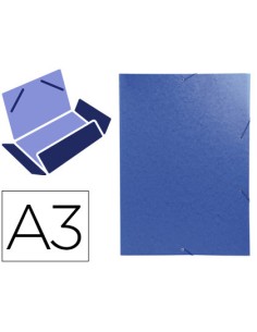 CI | Carpeta exacompta gomas carton simil-prespan tres...