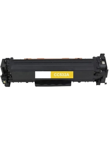 Cartucho de toner INKTECH OFFICE Premium RPR, reemplaza a CC532A - nº304AY