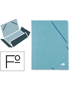 CI | Carpeta liderpapel gomas folio 3 solapas carton...