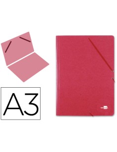 CI | Carpeta planos liderpapel a3 carton gofrado n 12 rojo