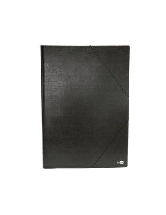 CI | Carpeta planos liderpapel a2 carton gofrado n 12 negro 2