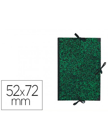 CI | Carpeta dibujo canson classic 52x72 cm con lazos marmol verde