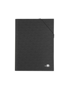 CI | Carpeta clasificadora liderpapel 12 departamentos folio prolongado carton forrado negra 2