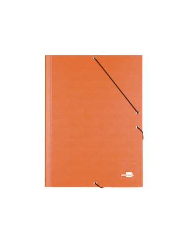 CI | Carpeta clasificadora liderpapel 12 departamentos folio prolongado carton forrado naranja
