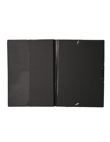 CI | Carpeta liderpapel gomas folio sencilla pvc azul
